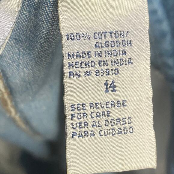 Vintage 90s Bill Blass Jeans Denim Mini Skirt High Waist Cotton Light Blue 12 - Picture 6 of 7